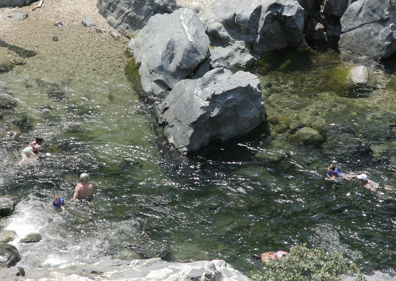 Swimming Among Rocks